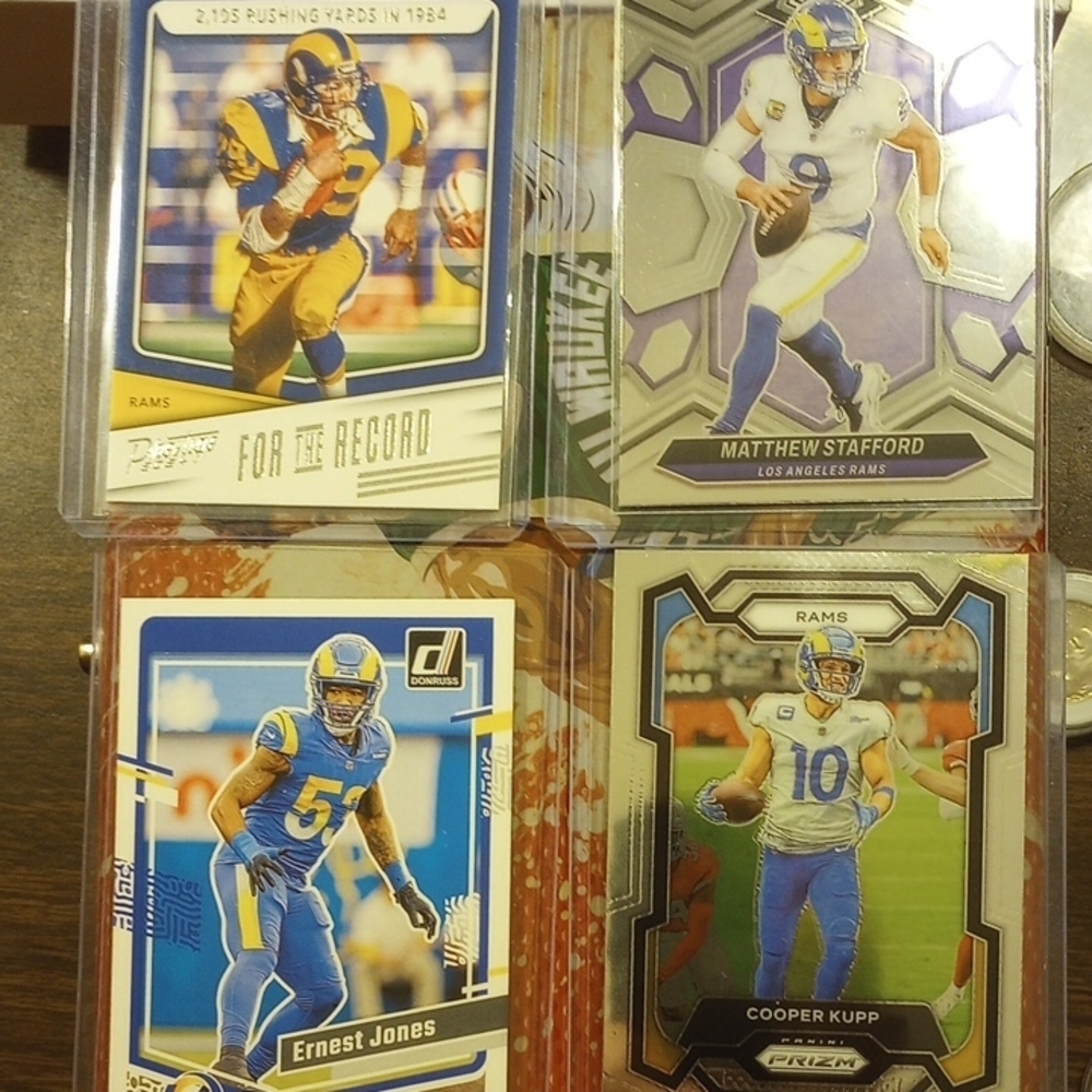 COPY - NFL Rams Trading Card Collection